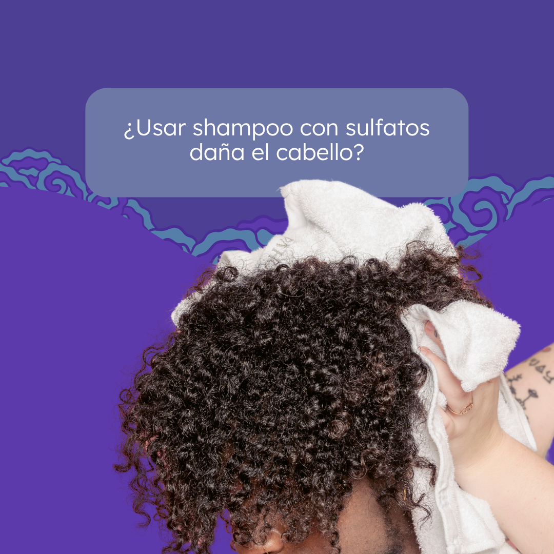 ¿Usar shampoo con sulfatos daña el cabello?