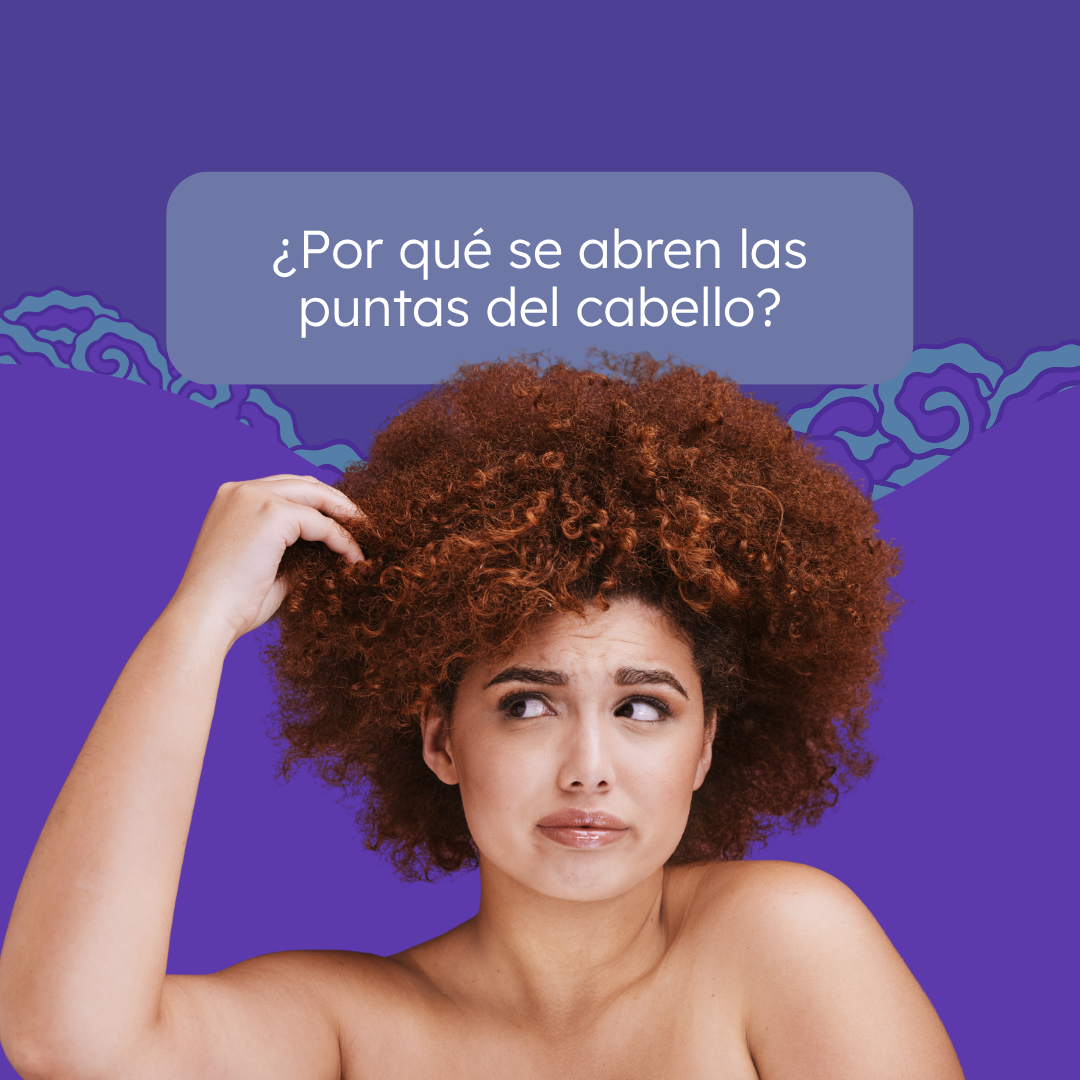 ¿Por qué se abren las puntas del cabello?