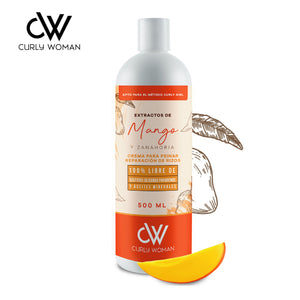 Crema para peinar de Extractos de Mango y Zanahoria 500 ML